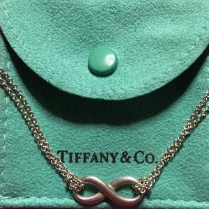 Tiffany & Co. Timeless Infinity Necklace & Bag